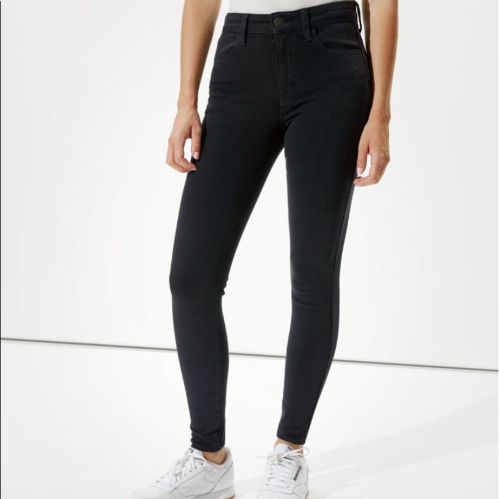 American Eagle High waisted black jeans